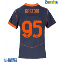 Inter Milan Alessandro Bastoni #95 Rezervni Dres za Ženska 2025-26 Kratak Rukav